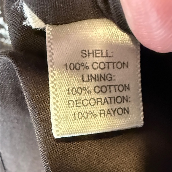 Ann Taylor Brown Embroidered Cotton Pleated A-Line Skirt – Size 4 - Picture 9 of 11